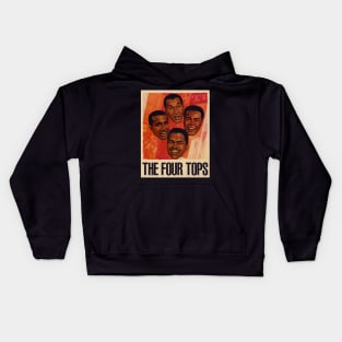 Classic Motown Vibes The Tops Band Resonating in Your Wardrobe Kids Hoodie